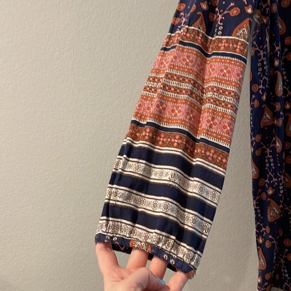 Zara TRF Collection printed boho dress with quilted detail - Picture 5 of 7